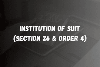 Institution of Suit