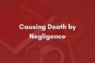 Causing Death by Negligence