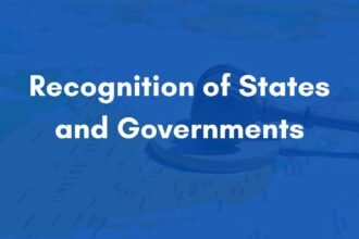 Recognition of States and Governments