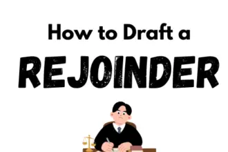 How to Draft a Rejoinder