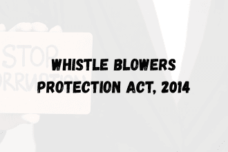 Whistle Blowers Protection Act