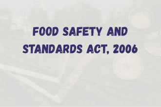 Food Safety and Standards Act, 2006
