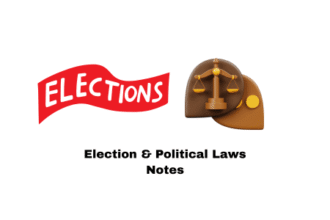 Election & Political Laws Notes