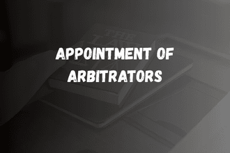 Appointment of Arbitrators