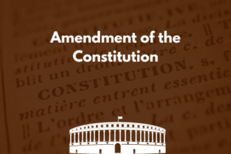 Amendment of the Constitution