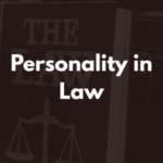 Personality in Law