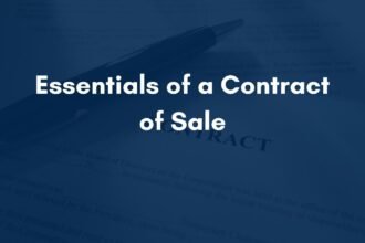 Essentials of a Contract of Sale