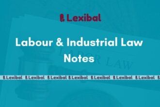 Labour & Industrial Law Notes