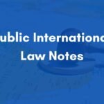 Public International Law Notes