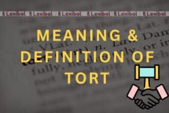 Meaning & Definition of Tort
