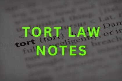 Tort Law Notes