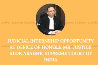 Judicial Internship Opportunity at Office of Hon'ble Mr. Justice Alok Aradhe, Supreme Court of India