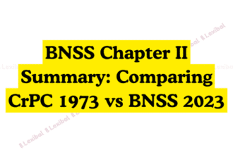 BNSS Chapter II Summary: Comparing CrPC 1973 vs BNSS 2023