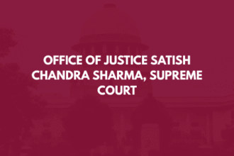 Offline Judicial Internship Opportunity at the Office of Justice Satish Chandra Sharma, Supreme Court