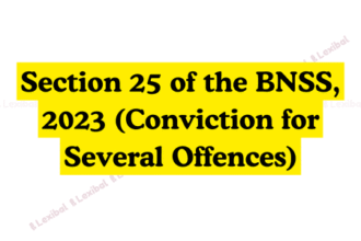 Section 25 of the BNSS, 2023 (Conviction for Several Offences)