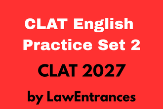 CLAT English Practice Set 2