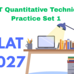 CLAT Quantitative Techniques Practice Set 1