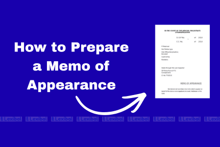 How to Prepare a Memo of Appearance
