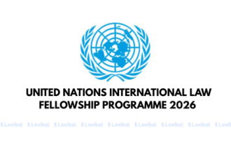 United Nations International Law Fellowship Programme 2026 at The Hague