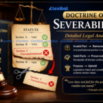Doctrine of Severability