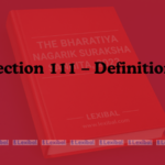 Section 111 – Definitions
