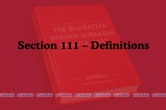 Section 111 – Definitions