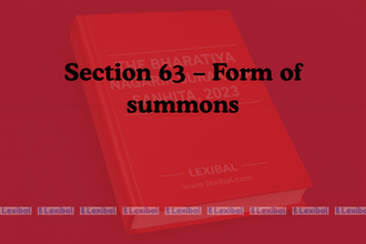 Section 63 – Form of summons
