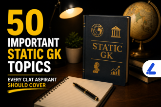 50 Important Static GK Topics Every CLAT Aspirant Should Cover