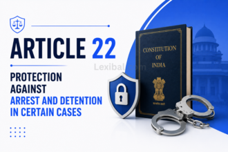Article 22 – Protection Against Arrest and Detention in Certain Cases
