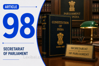 Article 98 – Secretariat of Parliament
