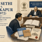 M.L. Sethi v. R.P. Kapur