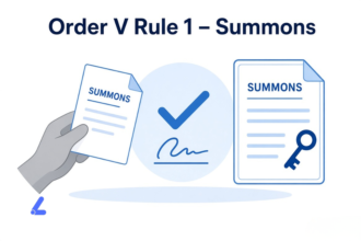 Order V Rule 1 – Summons