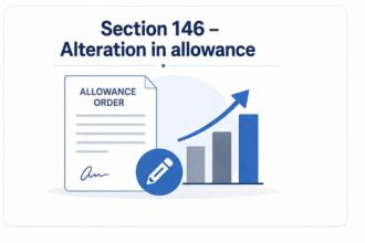 Section 146 – Alteration in allowance
