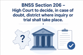 Section 206 – High Court to decide, in case of doubt, district where inquiry or trial shall take place