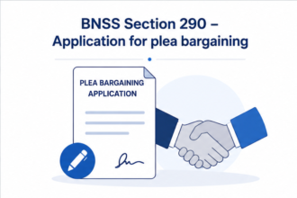 Section 290 – Application for plea bargaining