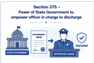 Section 375 – Power of State Government to empower officer in charge to discharge
