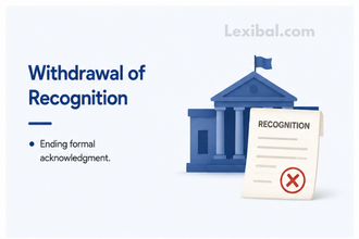 Withdrawal of Recognition